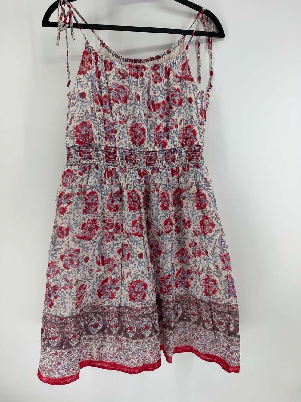 American Eagle Outfitters Size 6 Floral Tie Strap Midi Dress Boho